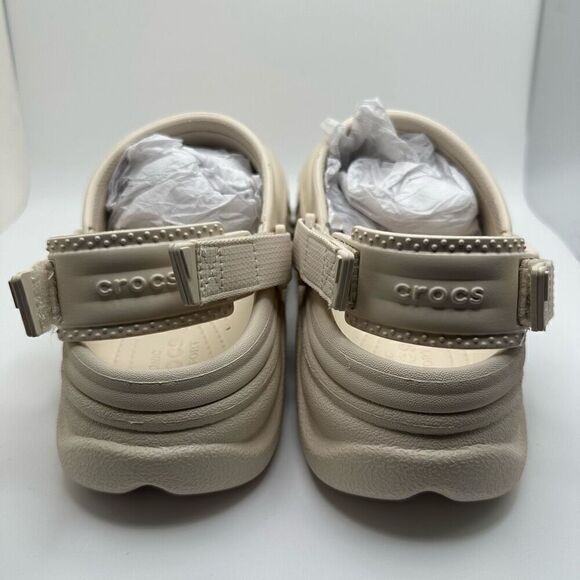 CROCS DUET MAX II CLOGS BEIGE KIDS J6 - NEW - Picture 4 of 7